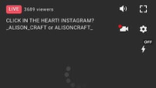 alisoncraft full nude fingering shake ass lick boobs