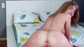 Ella_sweety  Doggy on bed bed doggy style Ella Sweety