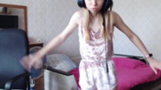 Katya80 dances braless