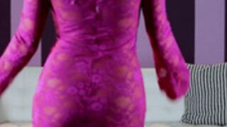 Dylan Ryder purple outfit