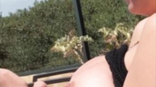 Selena Gomez Topless W/ Titties Out & Pissing In A Cup