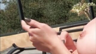 Selena Gomez Topless W/ Titties Out & Pissing In A Cup