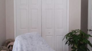 AngieFae cum show, big dildo pussy pound