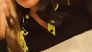 Area51FREAK Wet Pussy Dripping In Airplane Bathroom