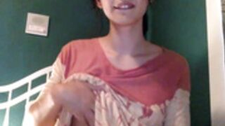 Oakland femboy ho Sarah SeaSol stripping and jerking