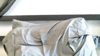 Femboy ho Sarah SeaSol jerks off and fingers her ass