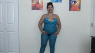 jazmin guzman - CROTCHLESS FULL BODY STOCKINGS