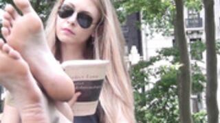 Candid feet soles 72