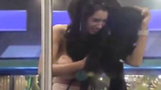 Chloe khan topless pole dance