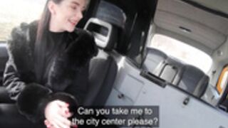 fake taxi threesome