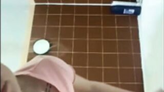 Twins nips hanging under drop shirt