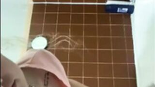 Twins nips hanging under drop shirt