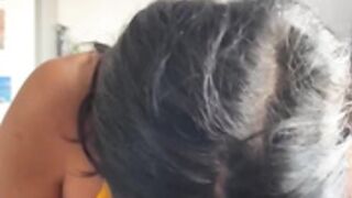 Aria Khan Blowjob and Cumshot
