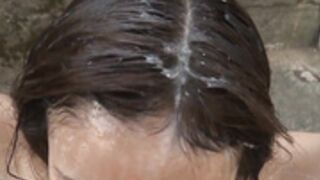 Madoka Hitomi The Dried Bukkake scene 4