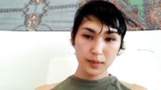 Femboy slut Sarah SeaSol teasing and jerking off