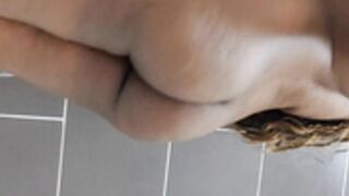 creamybrowngirl solo shower show 8
