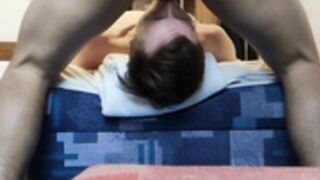 Straight boy gets facefucked by a pervert on hidden cam