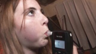 Lia Louise totally drunk and totally fucked up