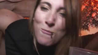 Lia Louise totally drunk and totally fucked up