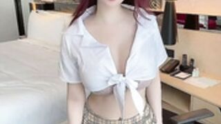 Jenna Chew - Schoolgirl with Pink Toy