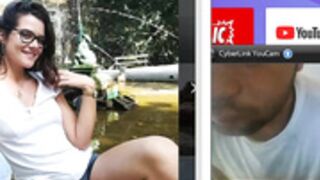 Guy jerking on cam on frined - part 2