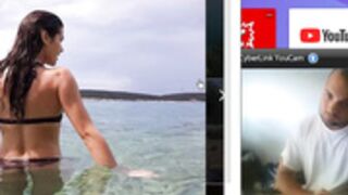 Guy jerking on cam on frined - part 2