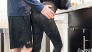 guesswhox2 bg41 cumshot on ass bent over sink