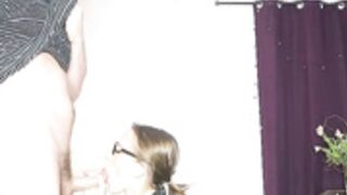 beauty braces glasses facial cum