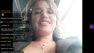 _Marilyn__ touch herself next to a stranger