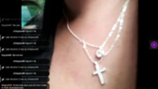 _Marilyn__ touch herself next to a stranger