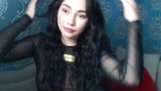 beautiful samantha_glow see through top non-nude
