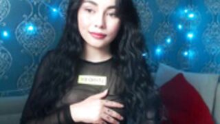 beautiful samantha_glow see through top non-nude