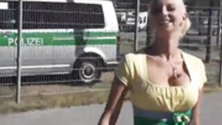 public dressing room BJ cum in mouth