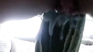 savage_miracle / cuty_lucy rides huge dildo deep