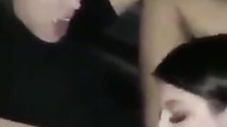 Cam Girl Gets Eaten Out In Car