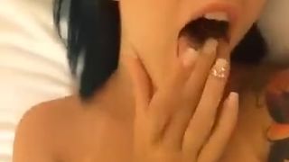 cortanablue short snapchat