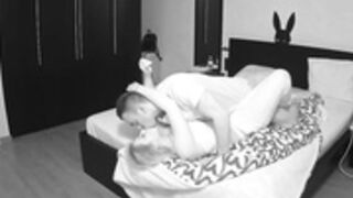 Zabava and guest have some fun under the blankets.