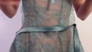 Aubrey Chesna Sexy Lingerie