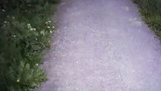 Lily_is_naked: in the bycicle