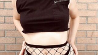 Anny Aurora fishnets tease onlyfans