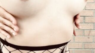 Anny Aurora fishnets tease onlyfans