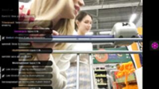 shybabyss lick pussy in crowded mall