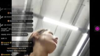 shybabyss lick pussy in crowded mall