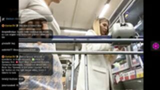 shybabyss lick pussy in crowded mall