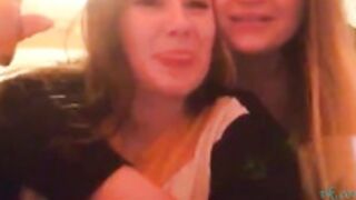 Russian girls fooling around