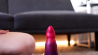 Jaybbgirl bad dragon creampie.