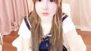 DeepEggs 06: half naked dildo