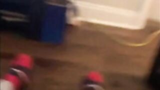 Amazing footjob causes an endless cumshot