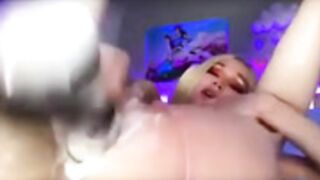 blondelashes19 fucks their creamy ass hard