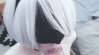 Trap 2b sucks cock